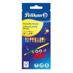 Ξυλομπογιές Pelikan Bicolor  12 τεμάχια
