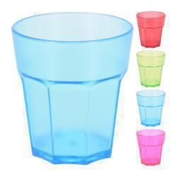 Ποτήρι Πλαστικό Σε 4 Χρώματα 280ml