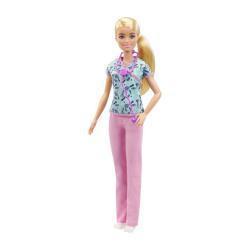 Barbie Nurse Blonde Κούκλα Νοσοκόμα 30 Εκ. GTW39