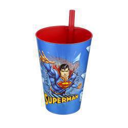 Πλαστικό Ποτήρι Superman 8.5χ8.5χ14.5 εκ.