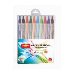 Στυλό Ultraglide gel 0,7mm Σετ 10 Χρώματα
