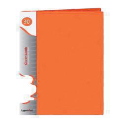 Typotrust Ντοσιέ Σουπλ με 30 Διαφάνειες για Χαρτί A4 Πορτοκαλί A4 30 Φύλλων