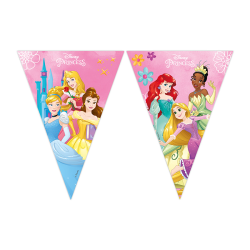 Γιρλάντα Τρίγωνη Χάρτινη Princees Live Your Story Disney