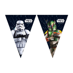Γιρλάντα Γραμμάτων Τρίγωνη Xάρτινη Star Wars Galaxy Disney