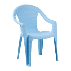 Καρέκλα Παιδική Rattan Μπλέ 36x37x53 cm
