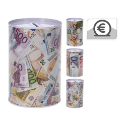 Κουμπαράς Μεταλλικός Euro- Σε 3 Σχέδια