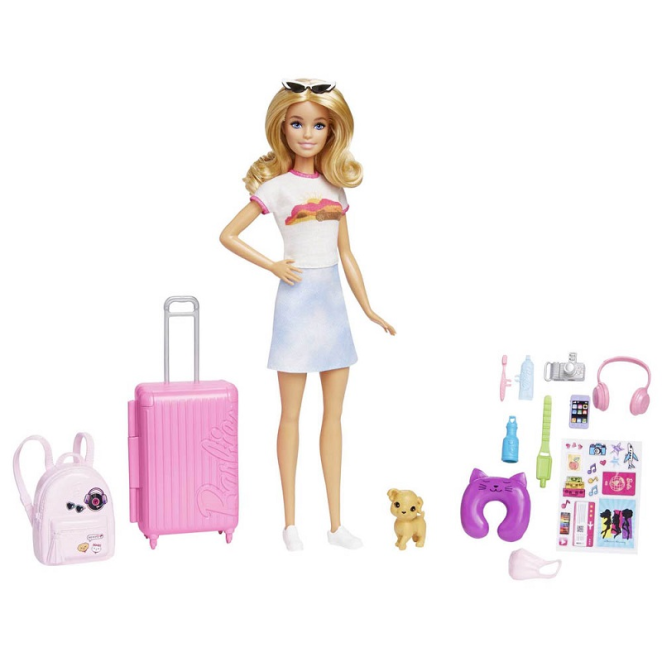 Παιχνιδολαμπάδα Barbie Έτοιμη Για Ταξίδι HJY18