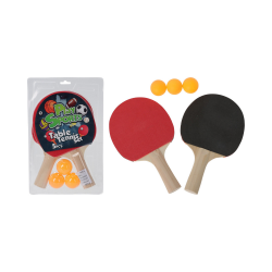 Ρακέτες Ping Pong Με Μπαλάκια Σετ 5 Τεμάχια