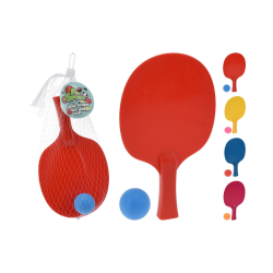 Ρακέτα Ping Pong Με Μπαλάκι - Σε 4 Χρώματα