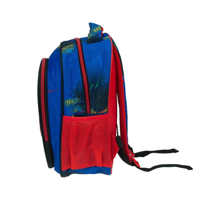 Gim Spiderman Blue Net Σχολική Τσάντα Πλάτης Νηπιαγωγείου σε Μπλε χρώμα Μ25 x Π15 x Υ30εκ