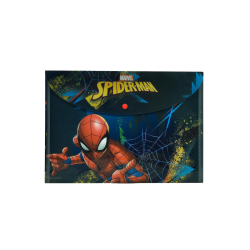 Gim Φάκελος με Κουμπί για Χαρτί A4 Πολύχρωμος Spider-Man