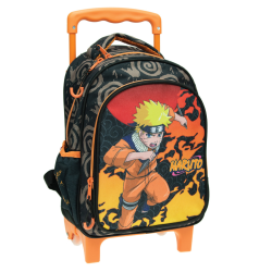 Gim Naruto Σχολική Τσάντα Τρόλεϊ Νηπιαγωγείου Πολύχρωμη