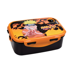 Gim Naruto Πλαστικό Παιδικό Δοχείο Φαγητού 0.8lt Πορτοκαλί
