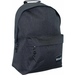 Mood Mood Sigma Γκρι Σκούρο Σχολική Τσάντα Πλάτης Γυμνασίου - Λυκείου σε Γκρι χρώμα Μ30 x Π15 x Υ40cm