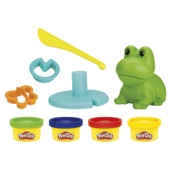 Hasbro Play-Doh Πλαστελίνη - Παιχνίδι Βατραχάκι για 3+ Ετών, 4τμχ