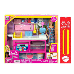 Παιχνιδολαμπάδα Mattel Barbie Καφετέρια για 3+ Ετών