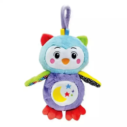 Baby Clementoni Goodnight Owl από Ύφασμα με Φως για Νεογέννητα