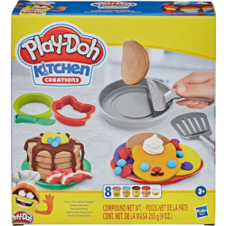 Hasbro Play-Doh Πλαστελίνη - Παιχνίδι Kitchen Creations Flip' n' Pancakes για 3+ Ετών