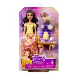 Mattel Κούκλα Disney Princess Belle’s Tea Time Cart για 3+ Ετών
