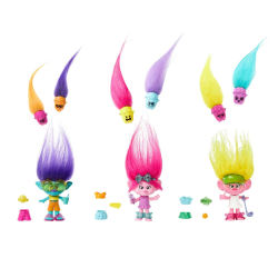 Dreamworks Trolls Band Together Hair Pops Μικρές Κούκλες Και Αξεσουάρ, Παιχνίδια Εμπνευσμένα Από Την Ταινία