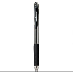 Uni-Ball Στυλό Ballpoint 0.7mm με Μαύρο Mελάνι Laknock