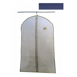 Κρεμαστή Θήκη Αποθήκευσης Κουστουμιών Υφασμάτινη σε Λευκό Χρώμα 65χ100εκ