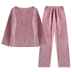 Πιτζάμα Γυναικεία Σετ Μπλούζα-Παντελόνι Νούμερο 60-XLarge Ροζ