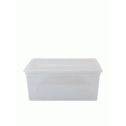 Πλαστικό Κουτί Αποθήκευσης με Καπάκι Διάφανο 37.5x26.1x13.9cm