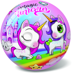 Παιδική Αερόμπαλα Magic Unicorn 14εκ. Ροζ