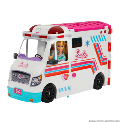 Barbie Νεά Κινητή Κλινική-Ασθενοφόρο HKT79