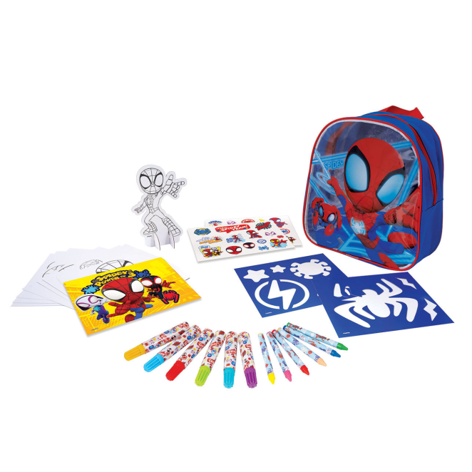 AS Σετ Ζωγραφικής Σε Backpack Marvel Spidey And His Amazing Friends Για 3+ Χρονών