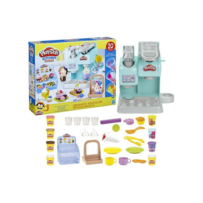 Hasbro Play-Doh Πλαστελίνη - Παιχνίδι Kitchen Creations Cafe για 3+ Ετών