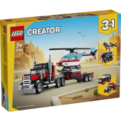 Lego Creator Flatbed Truck With Helicopter για 7+ ετών 31146