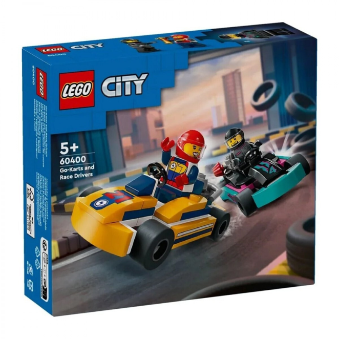 Lego City Go-karts And Race Drivers για 5+ ετών 60400