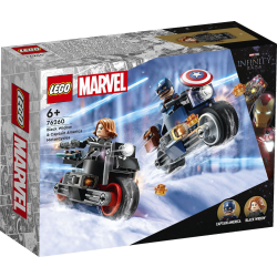 Lego Marvel Black Widow & Captain America Motorcycles για 6+ ετών 76260